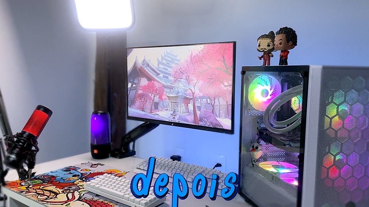 transforma&ccedil;&atilde;o do meu setup! (antes e depois)
