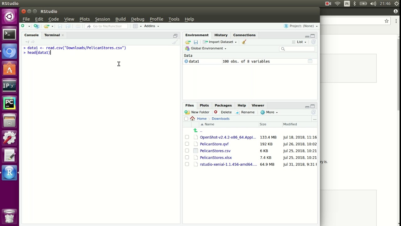 rstudio - Carregar arquivo csv