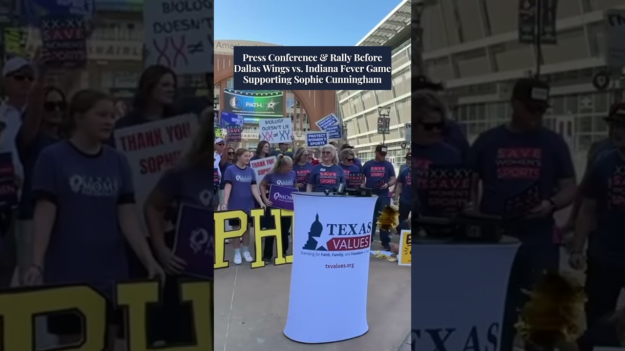 Press Conference and Rally Just Before Dallas Wings v Indiana Fever Game in Support of Indiana Fever