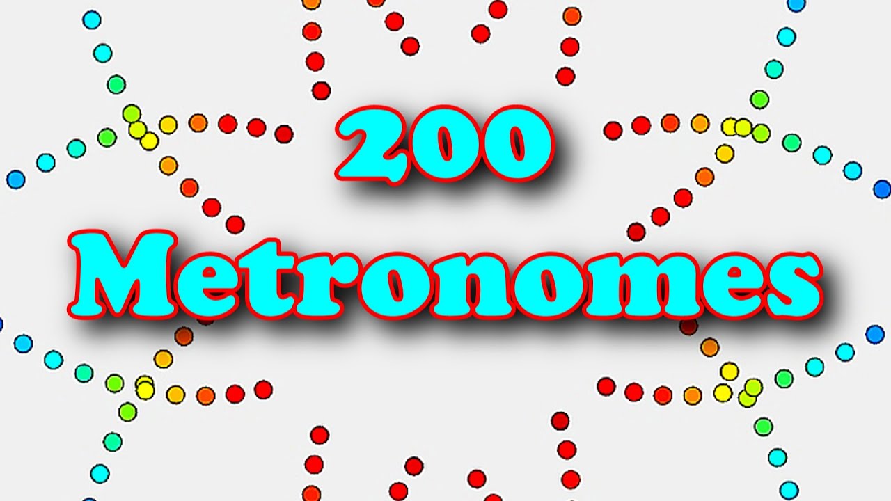 Playing 200 Metronomes!