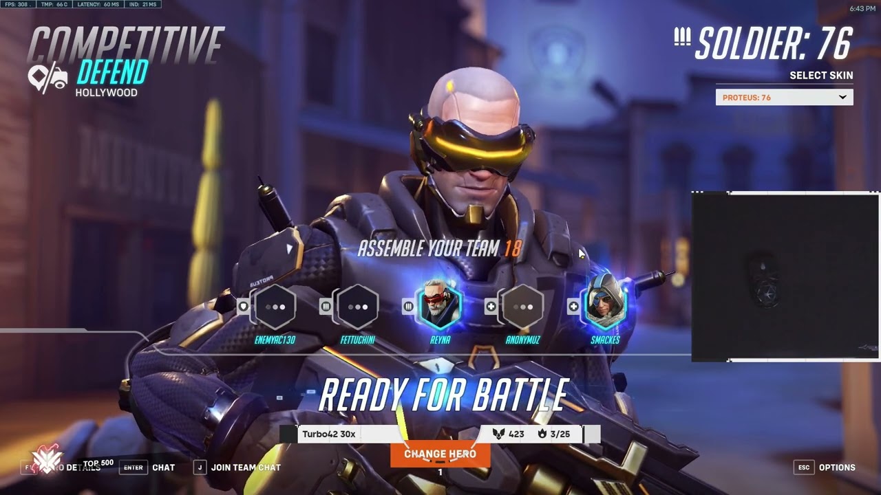 GALE SOLDIER 76 OVERWATCH 2 SEASON 5 TOP 500