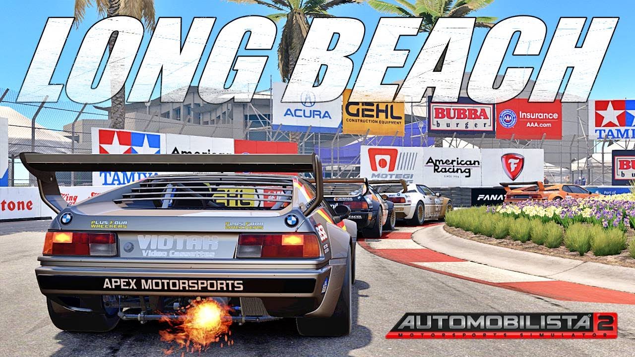 Automobilista 2 - OnBoard with BMW M1 Procar - Long Beach【AMS2】