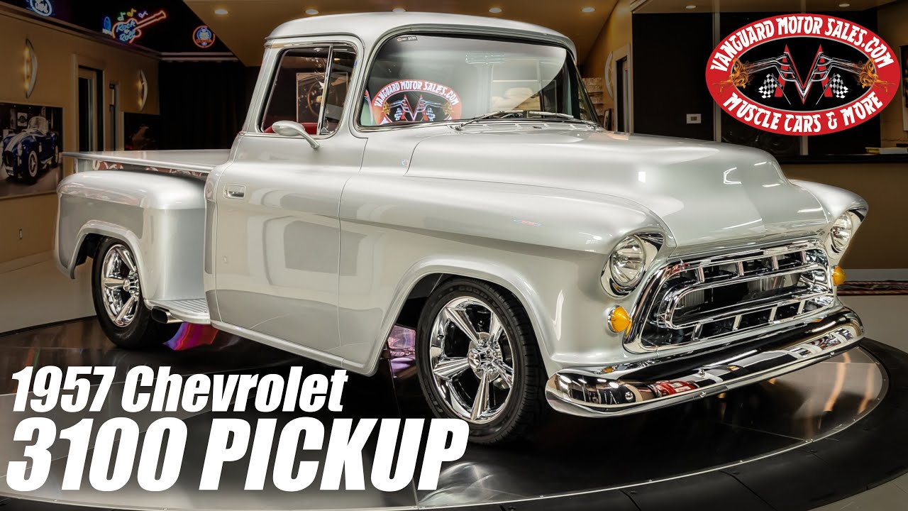1957 Chevrolet 3100 Pickup For Sale Vanguard Motor Sales #3580