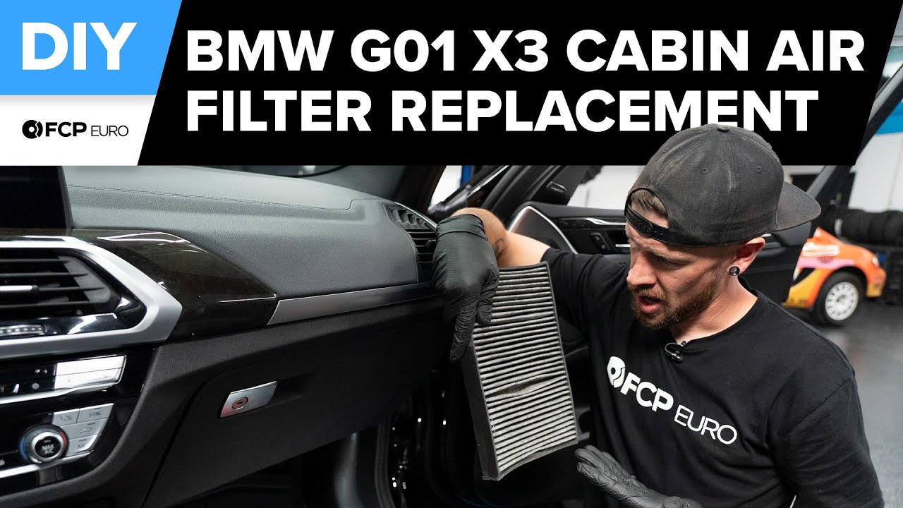 BMW X3 Cabin Air Filter Replacement DIY (2018-2025 BMW G01 X3, G02 X4)
