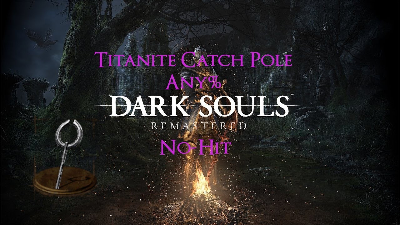 DARK SOULS 1 ANY% TITANITE CATCH POLE NO HIT RUN