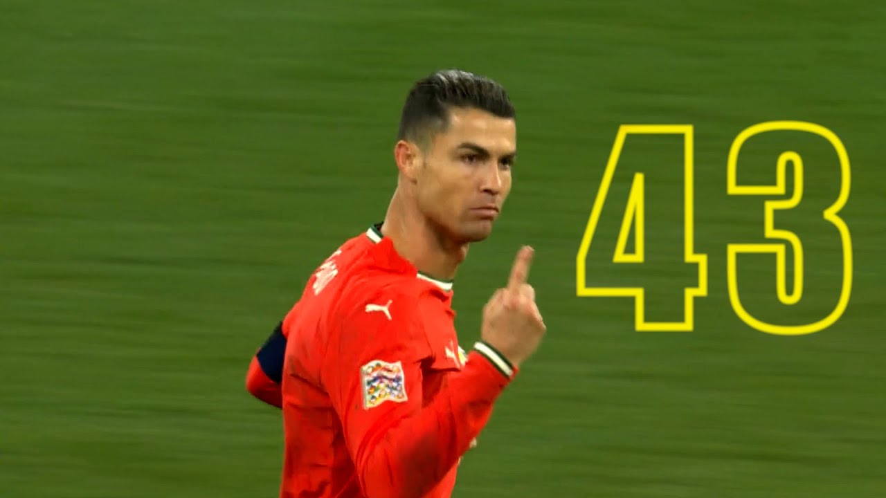 Cristiano Ronaldo All 43 Goals In 2024/2025