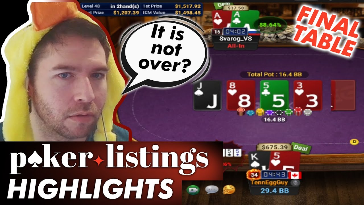 Abarone68 catches luck by the tail on the FT! Online Poker Highlights!