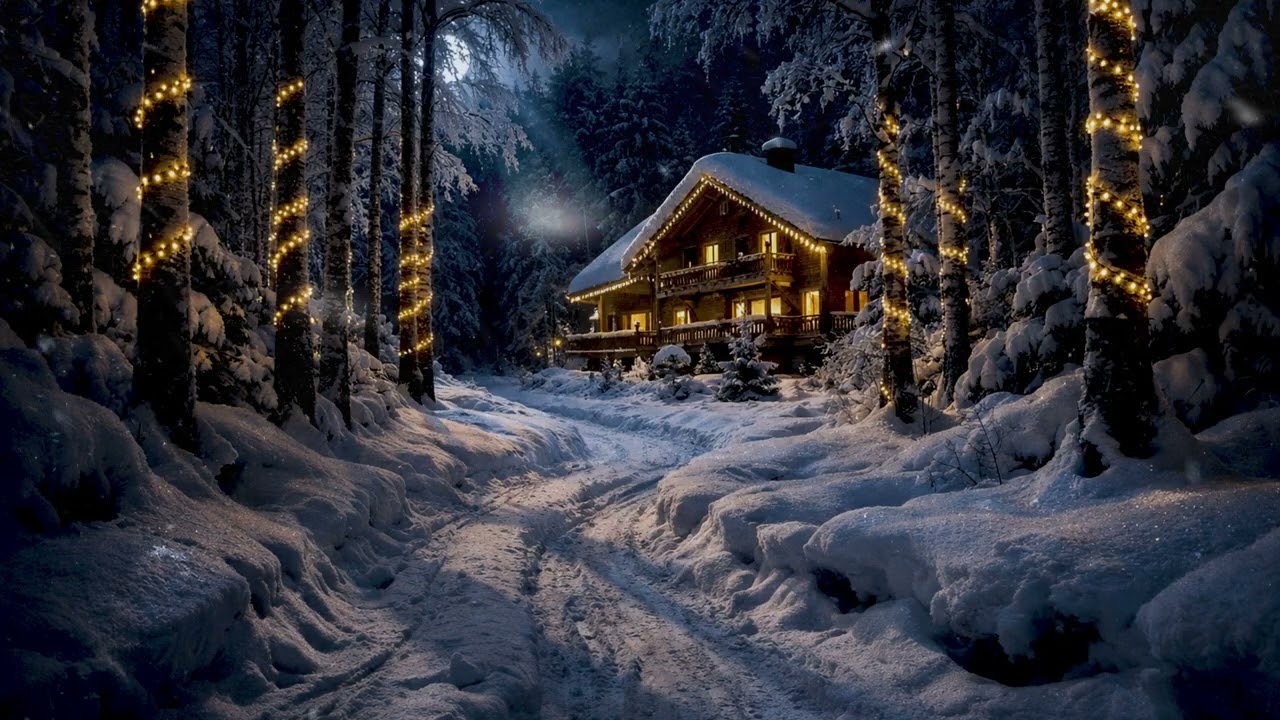 winter ambient art • cabin in the woods • deep relaxation music