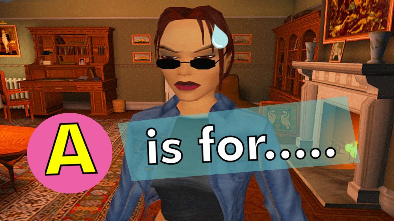 Learn the Alphabet with TOMB RAIDER AOD (funny video)