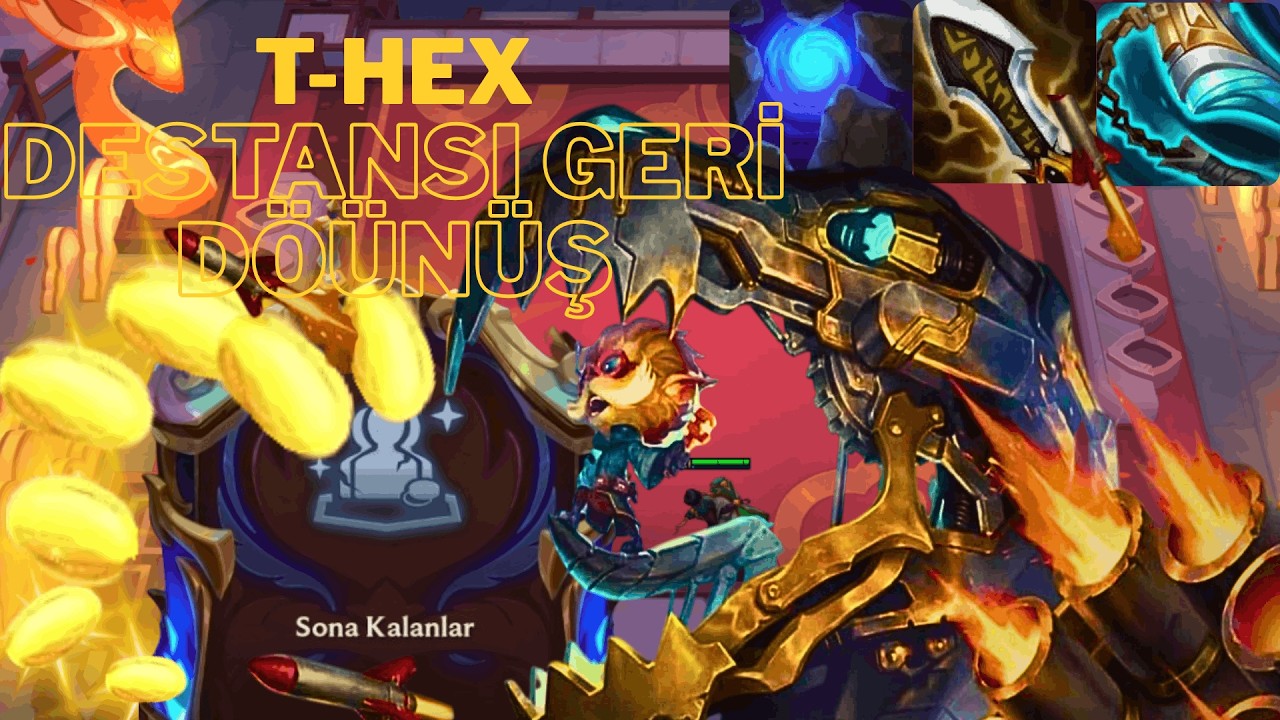 T-HEX UNLOCK EDİNCE HER ŞEY DEĞİŞTİ! 🔥🤖 EPİK GERİ DÖNÜŞ OYUNU | TFT SET 16
