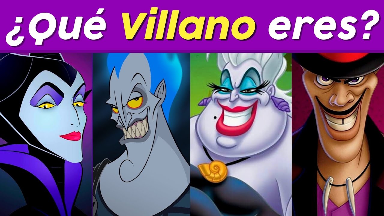¿Que Villano Disney eres?✨🔮 Test🤔✨