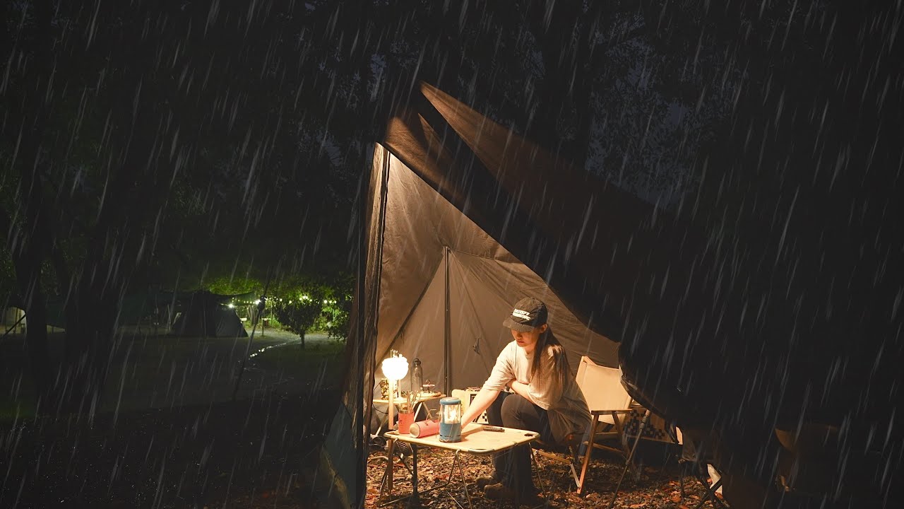손에 잡힐듯 잡히지 않는 가을맞이 우중캠핑 ☔️｜겨울장박지TMI｜솔로캠핑
