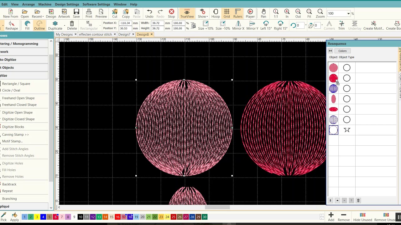 Hatch contour fill part 1