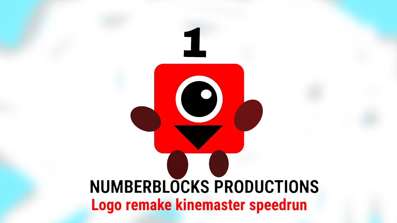 Numberblocks productions logo remake kinemaster speedrun