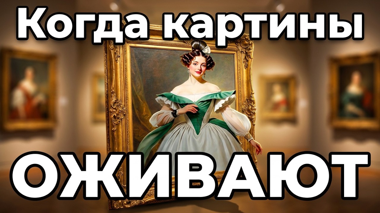 Когда картины оживают | #art #painting #animation #искусство #живопись