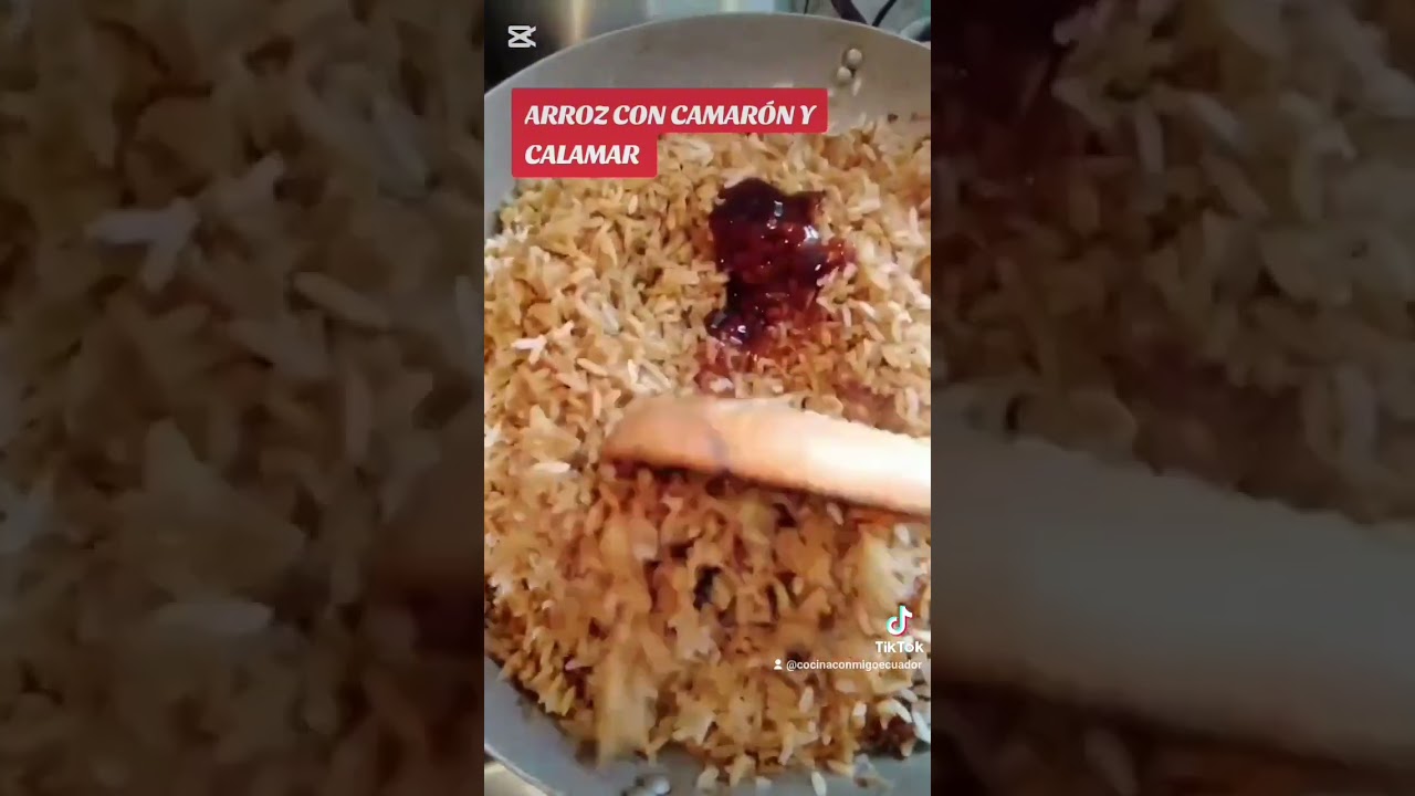 ARROZ CON CAMARÓN Y CALAMAR 