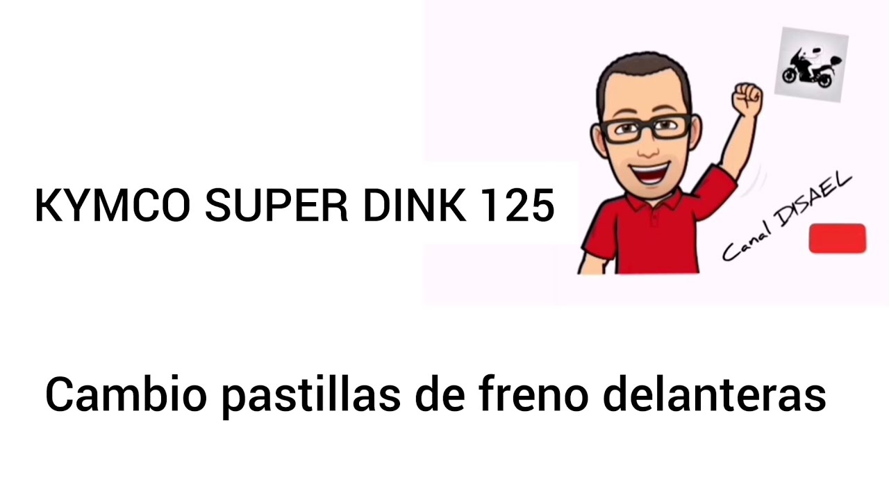 Cambio pastillas de freno delanteras Kymco super dink 125