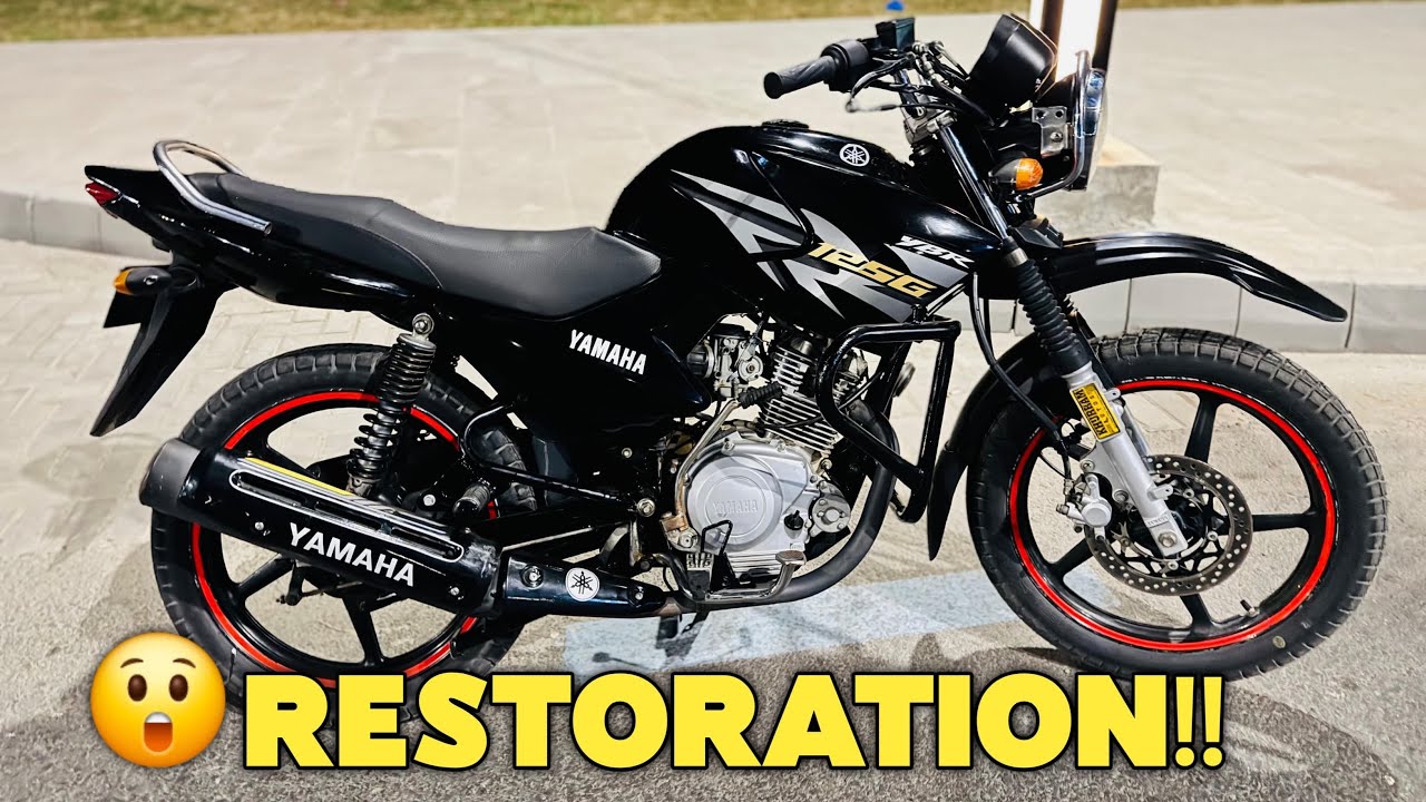 Yamaha YBR 125G 2019 Restoration | Old Bike to Brand New | Full Rebuild & Restoration Pakistan