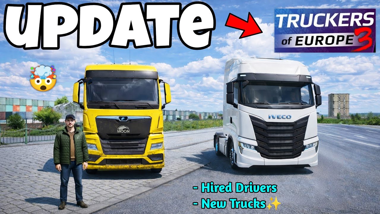 Обновление для Truckers of Europe 3 &mdash; найм водителей! Новые грузовики скоро появятся! 👀🔥