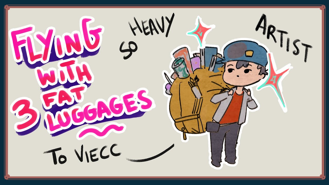 VIECC Artist Vlog: Surviving Conventions with HEAVY Luggage!