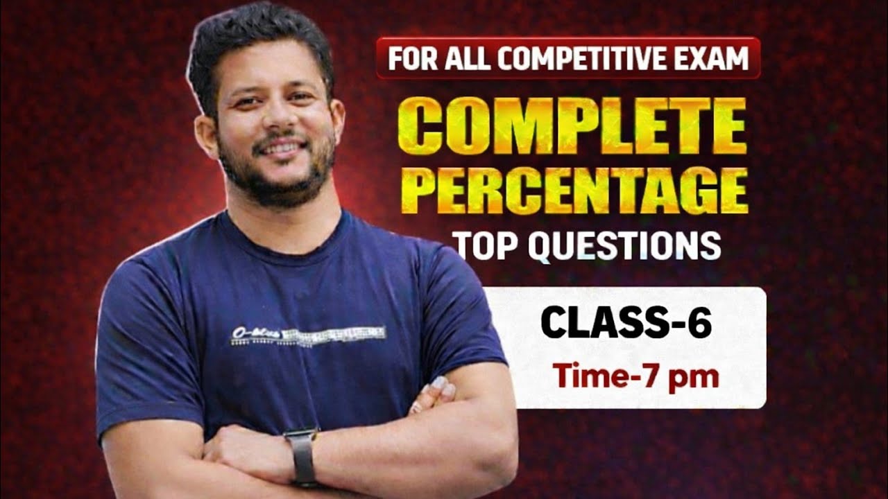 Percentage for all competitive exams.