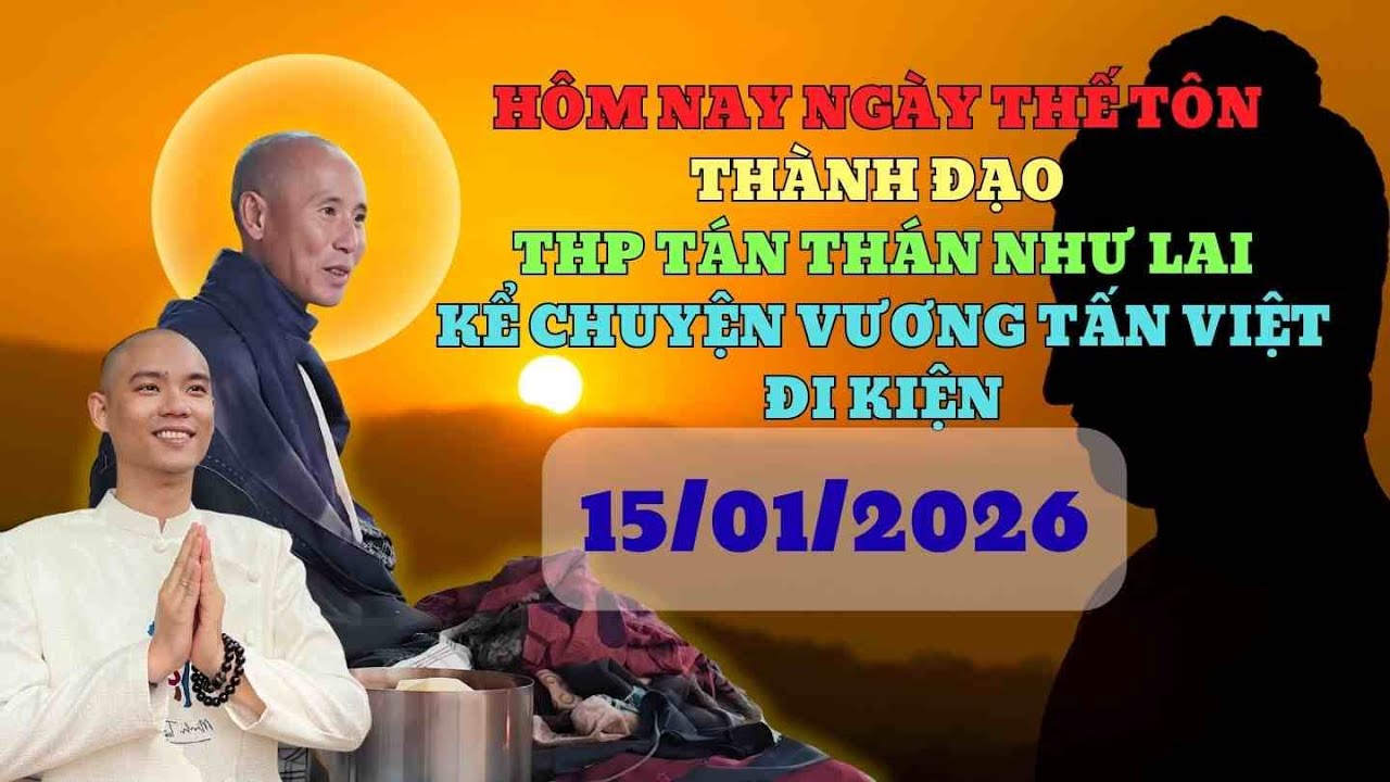 THÍCH CHÂN QUANG ĐI KIỆN TRƯỚC NGÀY PHẬT THÀNH ĐẠO 1 NGÀY | Thi Học Phật