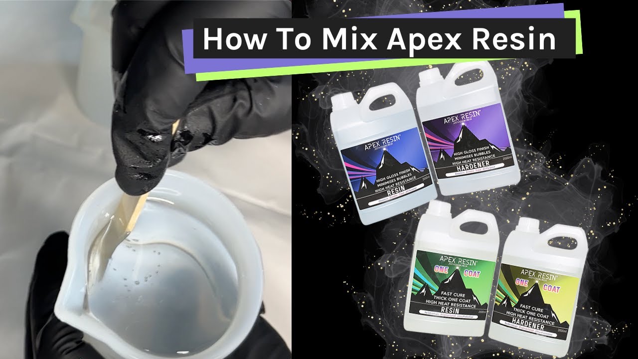 #resintips No1 - How to Mix Apex Resin (Resin Art Beginner Tutorial)