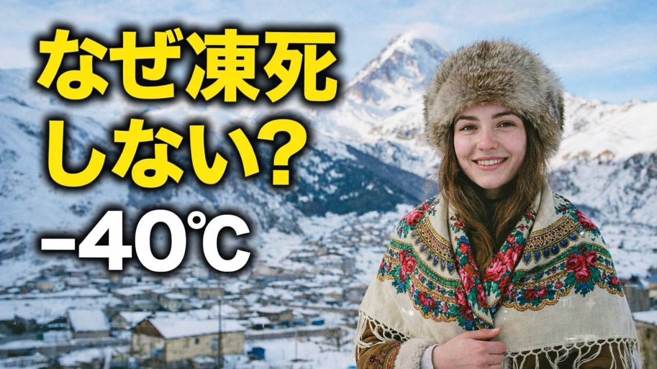 コーカサスの厳しい寒さについての真実：なぜ人々は−40℃でも凍らないのか