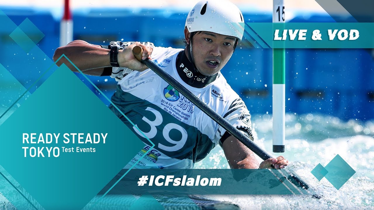 2019 ICF Canoe Slalom Tokyo 2020 Olympic Test Event Japan / Semis & Finals - C1w, K1m ODD
