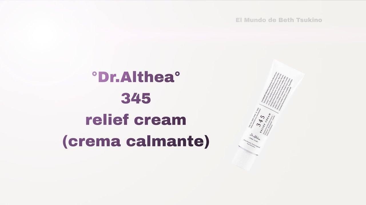 Dr.Althea 345 relief cream - crema calmante y regeneradora para pieles grasas con acné
