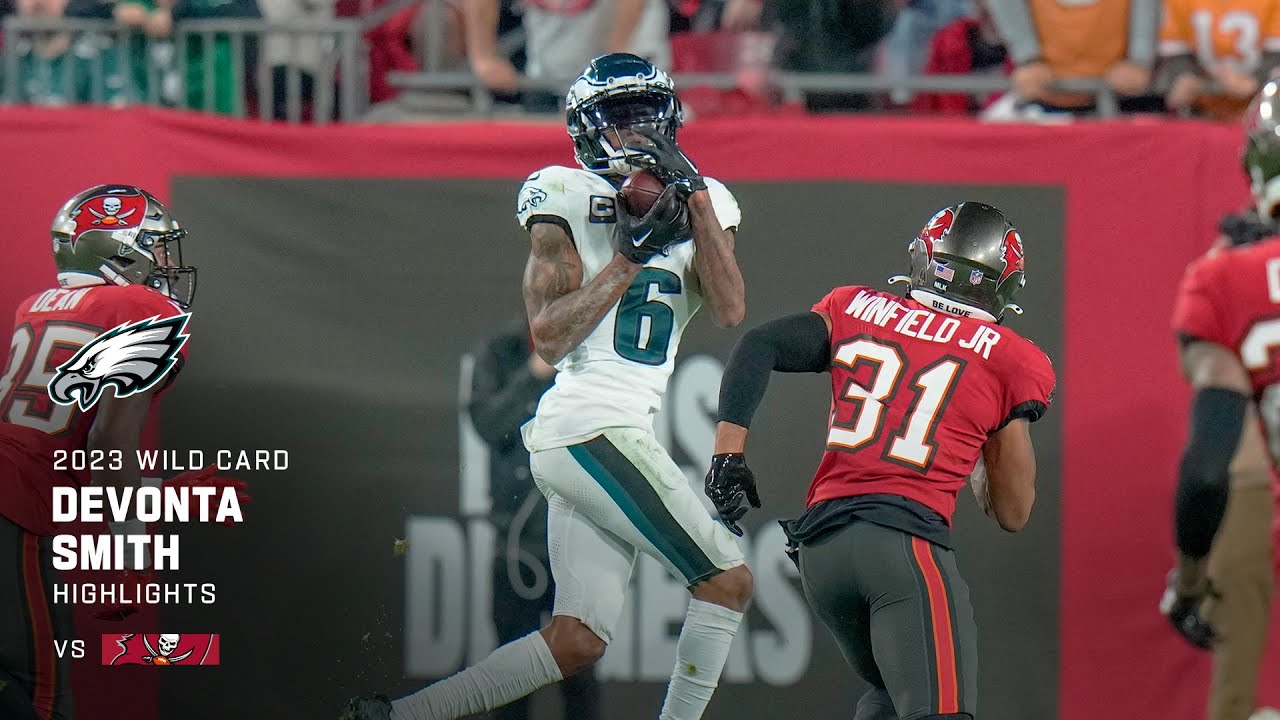 DeVonta Smith's best catches from 148-yard game | Super Wild Card Weekend