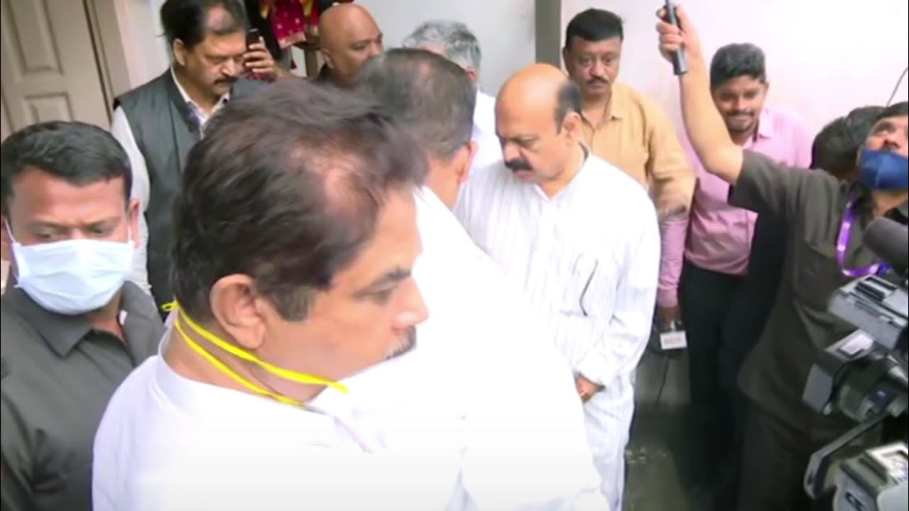 CM Bommai visits flood-hit areas in Bengaluru
