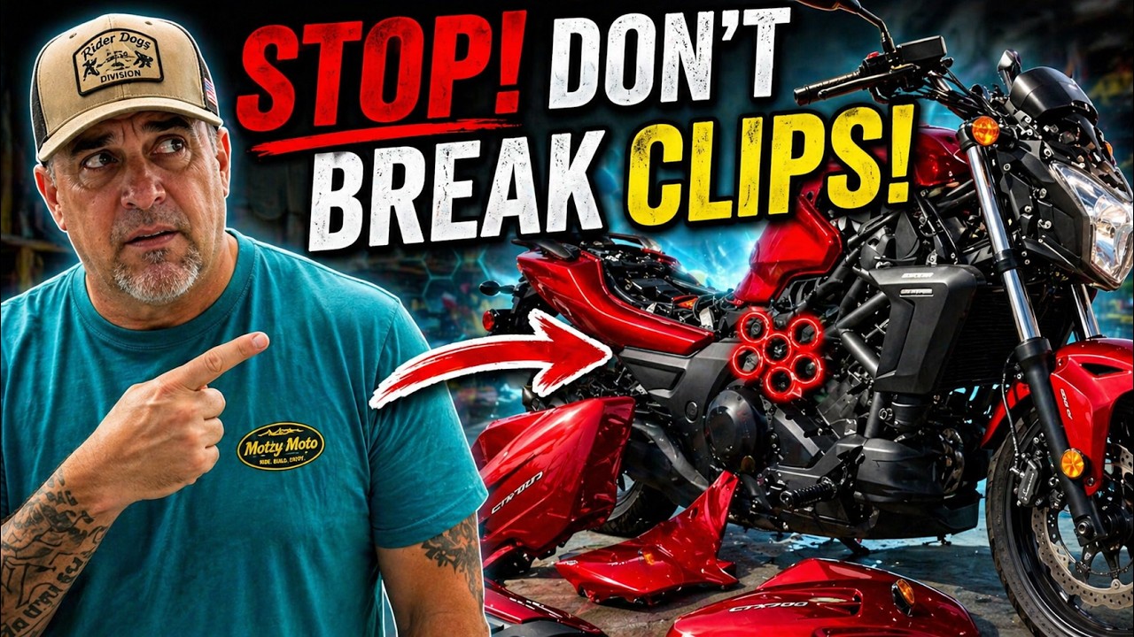 Honda CTX 700 Plastic Removal (Who Designed This Thing?)