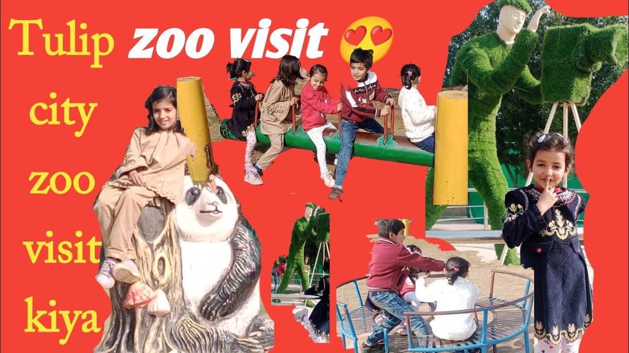 kids playing in zoo | tulip city Hafizabad