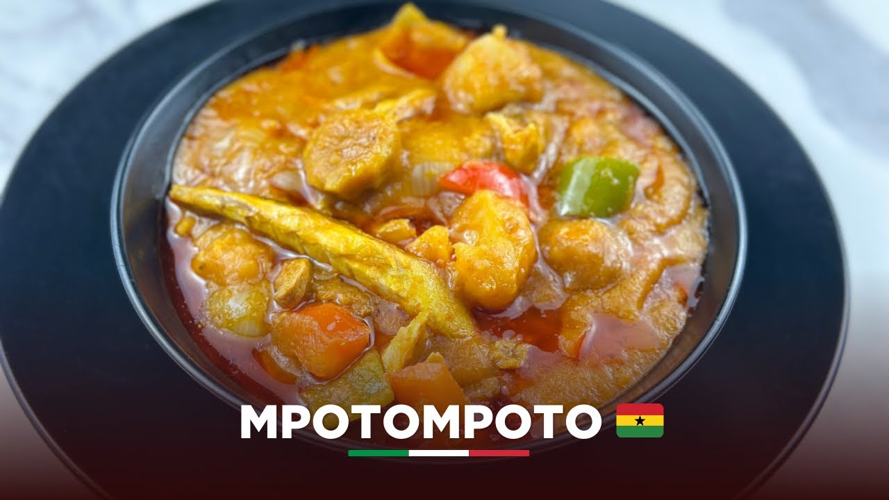 AUTHENTIC GHANA YAM POTTAGE (MPOTOMPOTO/NUHUU/ASARO)