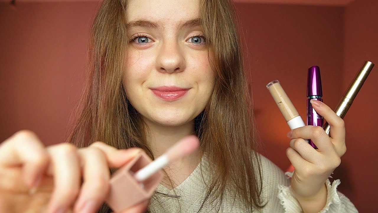 Сестра ASMR делает тебе макияж 💄 (Fast & Aggressive, tingly layered sounds, whispered roleplay)