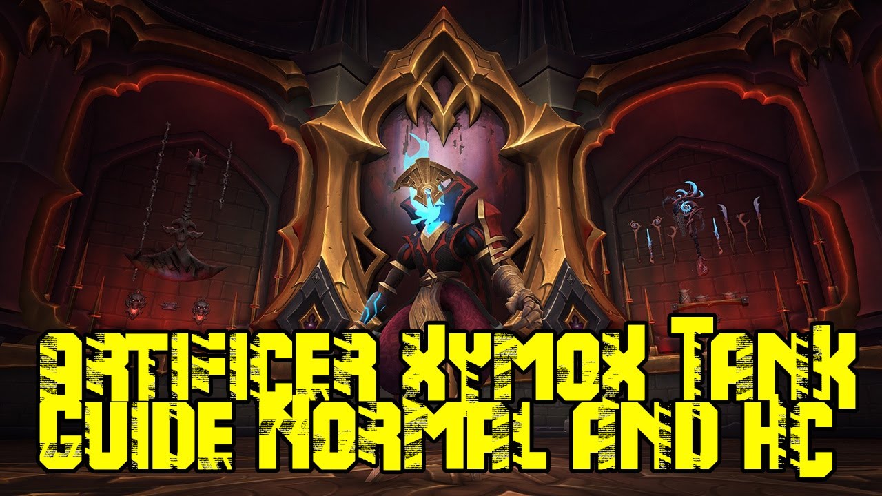 Artificer Xymox Castle Nathria Raid Tank Guide Normal and Heroic Shadowlands