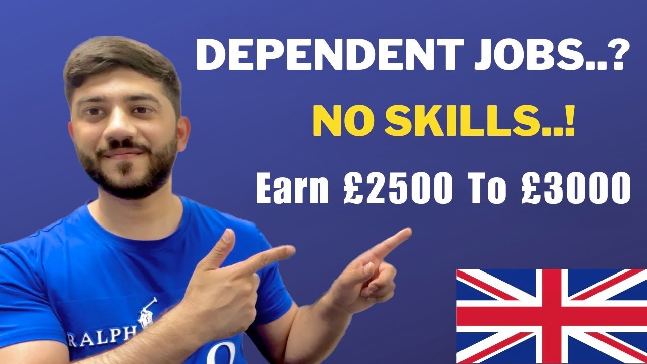 Jobs in Uk On Dependent Visa 🇬🇧 Monthly Income..? How to Find Jobs..?