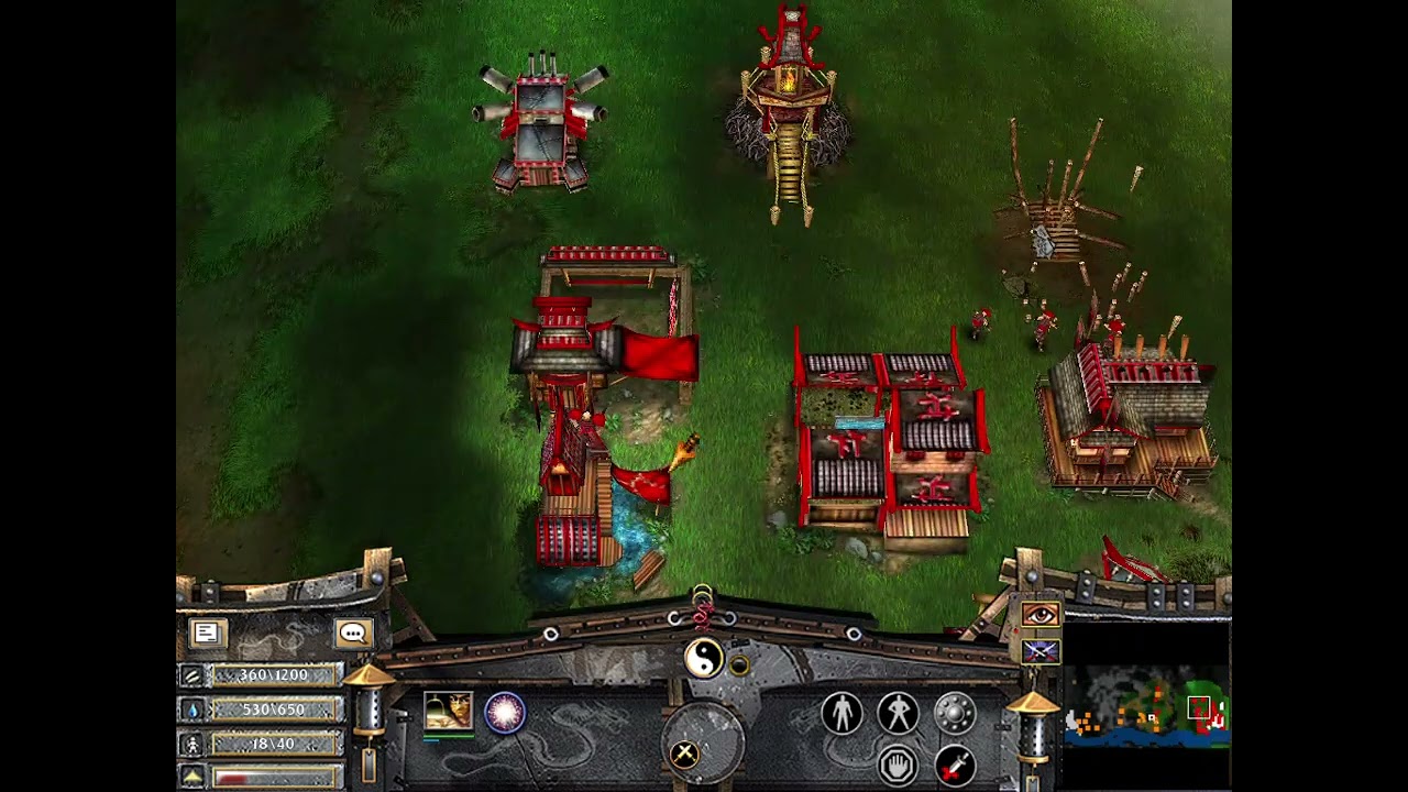 Battle Realms-King vs Zhong Xian-Serpent vs Dragon