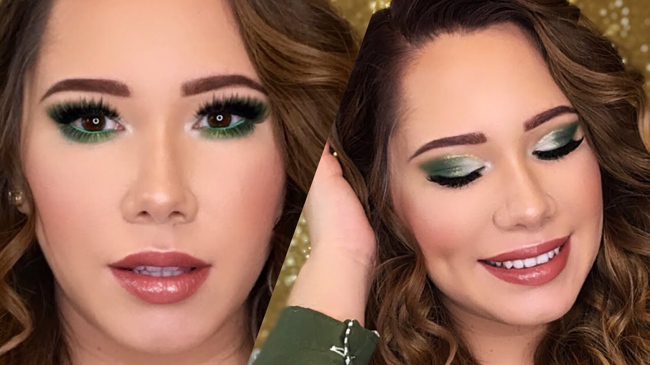 🥬 FÁCIL tutorial de MAQUILLAJE EN COLOR VERDE Paso a Paso Para Principiantes / Dana Violo
