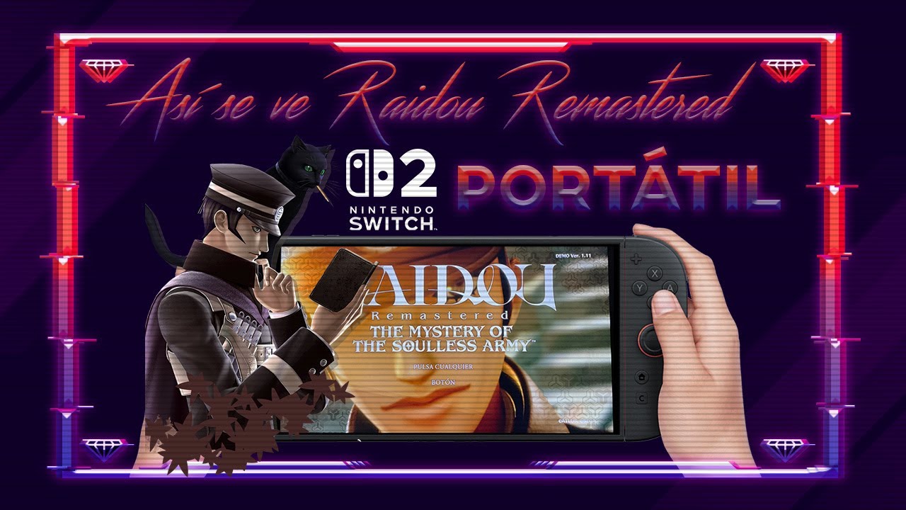 Como se ve Remastered The Mystery of The Soulless Army en Nintendo Switch 2