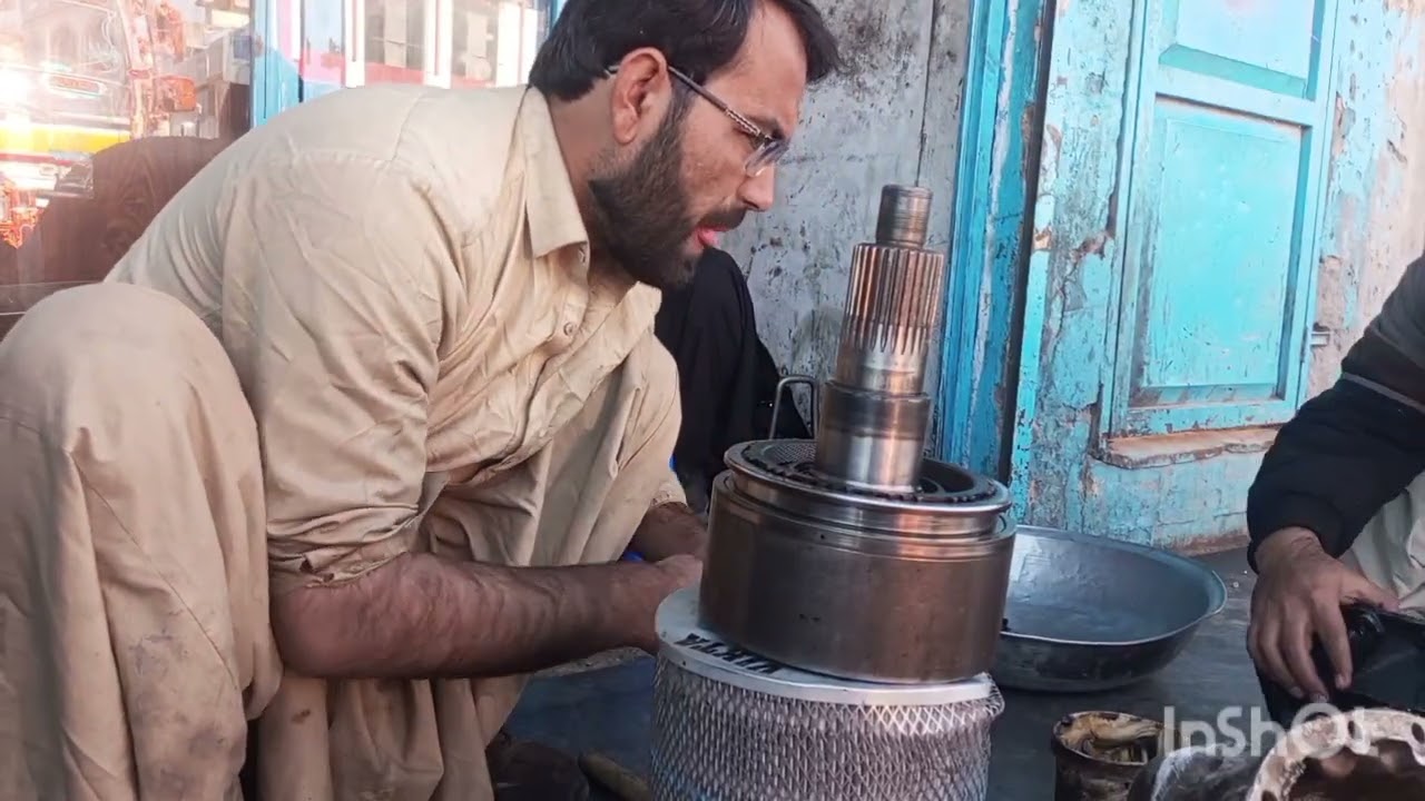 Hino FM Gearbox Komak Rebuilding Complete Video #Komak #Truck #2p #mechanic #Rebuild #Hino1j #truck 