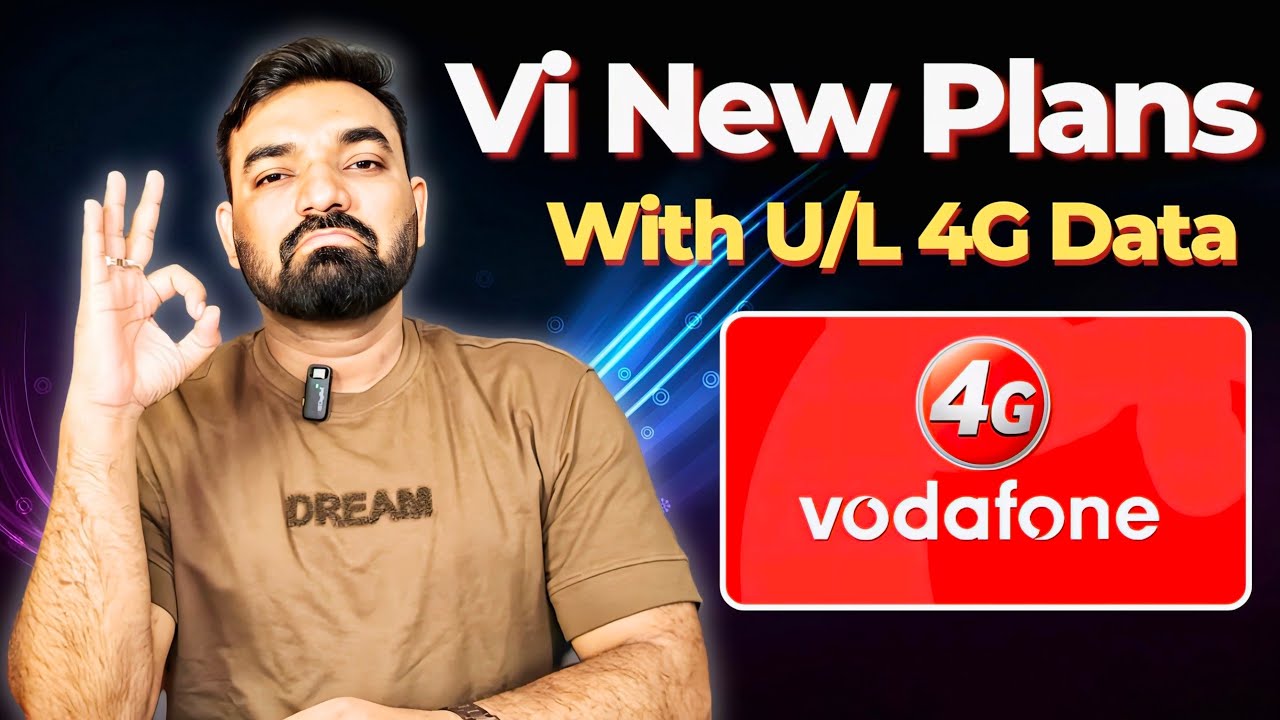 Vodafone Launched New Recharge Plans With Unlimited 4G Data #vodafoneidea #telecomnews #virecharge