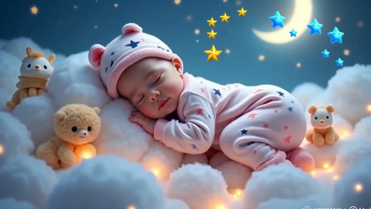 🍼 Instant Baby Sleep Music 🎶 Calm Baby Quickly with Mozart & Brahms Lullaby 💖🌙