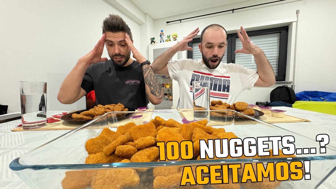 ACEITAMOS O DESAFIO DOS 100 NUGGETS - TUGA X FOOD