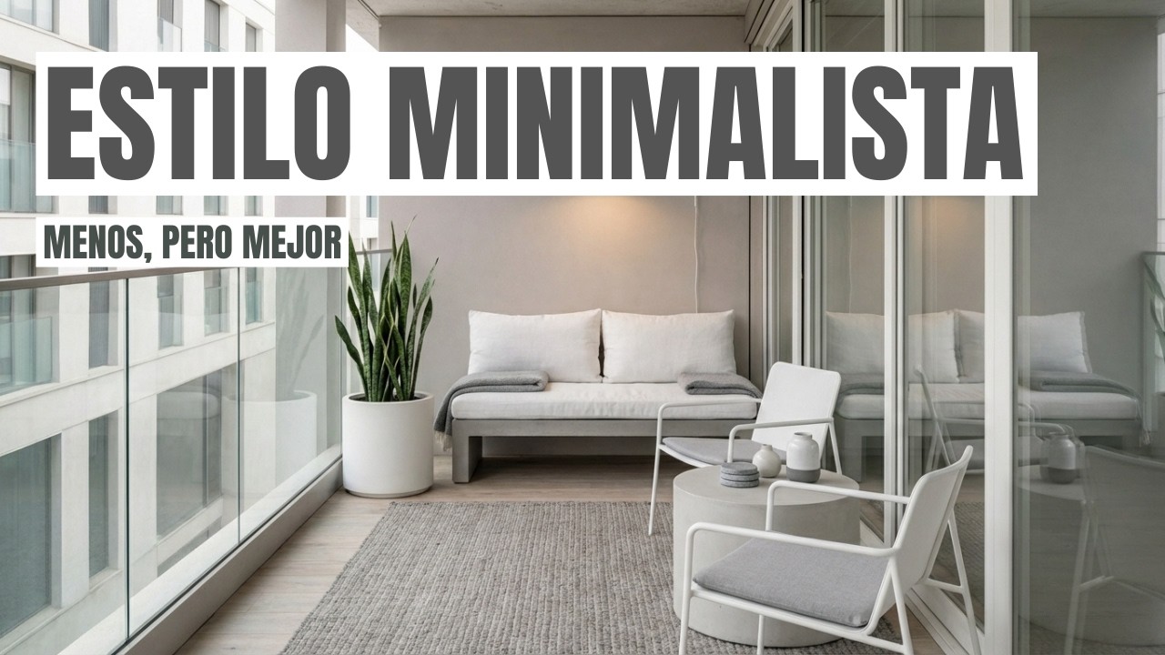 Estilo minimalista | Menos, pero mejor