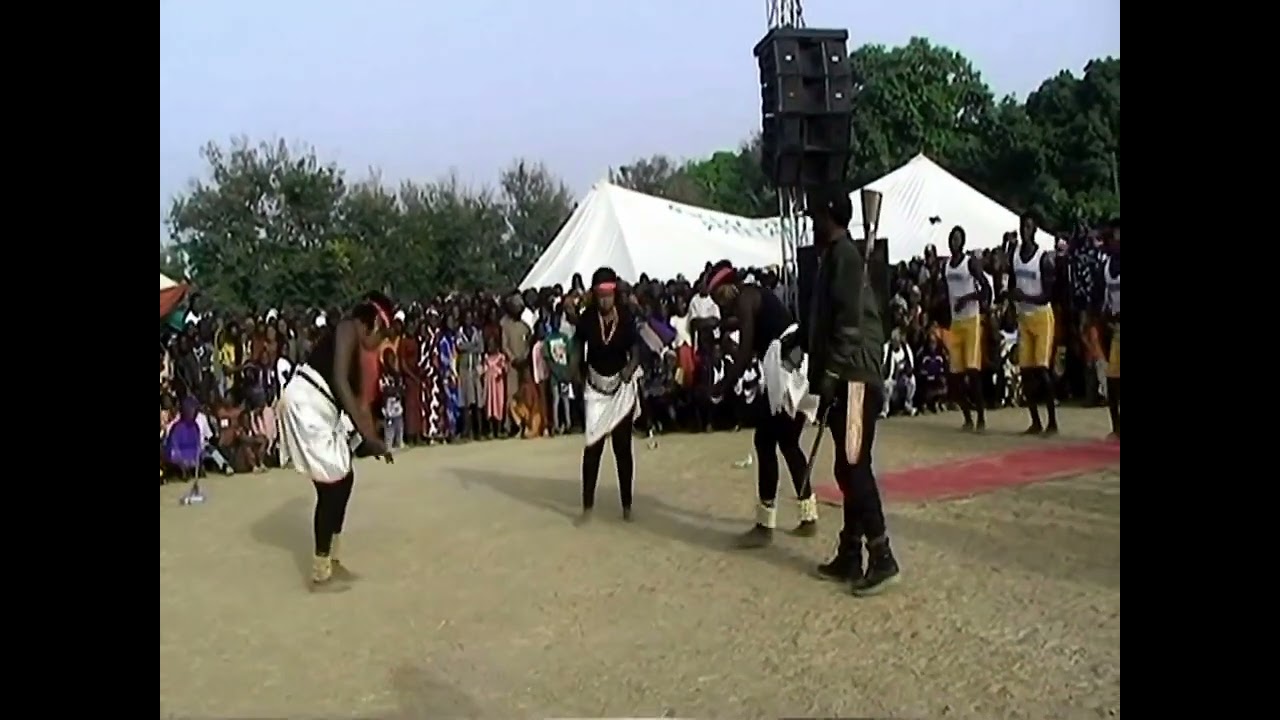 Amo youths in a cultural display (Amo day 2022)