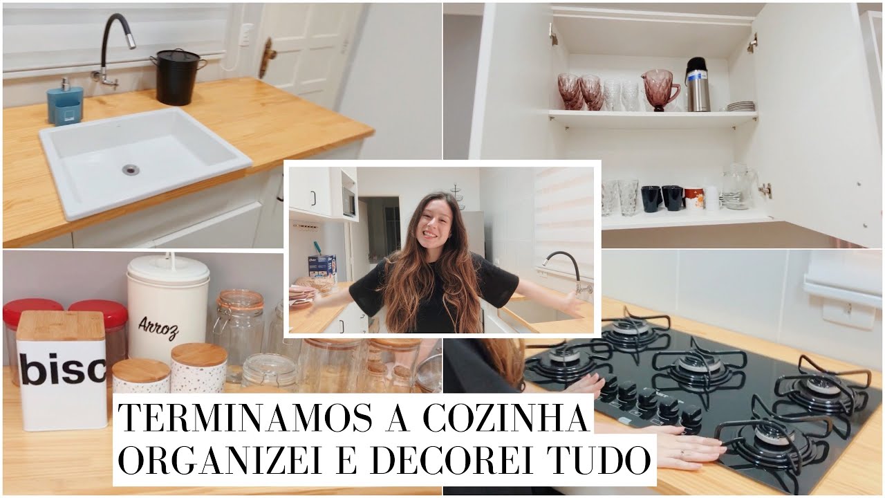 TERMINAMOS A COZINHA, ORGANIZEI E DECOREI + ALGUMAS COMPRINHAS E PRESENTES