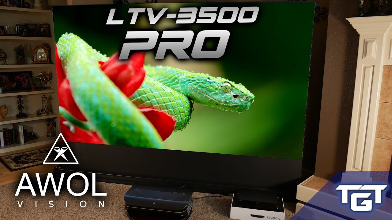 AWOL Vision LTV-3500 Pro 4K UST ПРОЕКТОР + 120-ДЮЙМОВЫЙ ЭКРАН! | Может ли он ПРЕВЗОЙТИ ТЕЛЕВИЗОР?