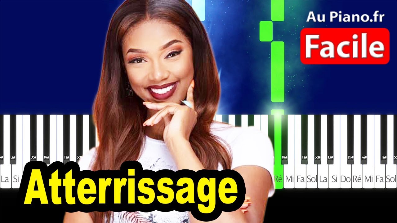 Ronisia Atterrissage - Piano Tutorial Facile Parole (AuPiano.fr)